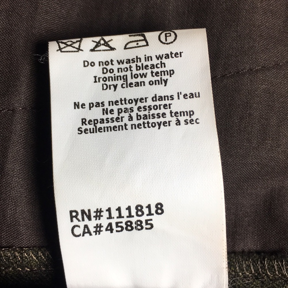 MIchael  KORS. Green Pants . Made in ITAlY. Size 6 - Picture 8 of 8